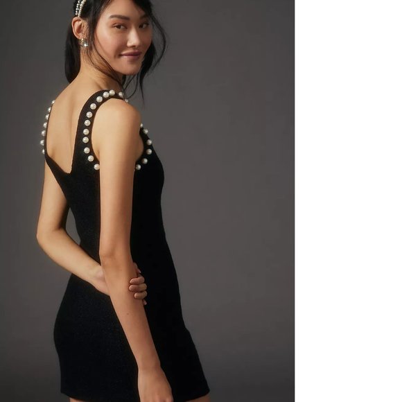 Anthropologie Endless Rose Embellished Shift Dress - Picture 5 of 9